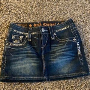Jean skirt. Size 24. Rock revival
